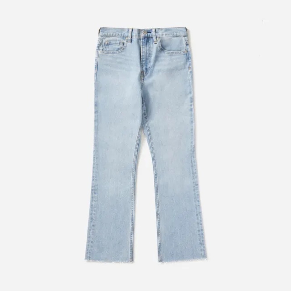 Everlane Kick Crop Jean in Light Blue Wash NWT
